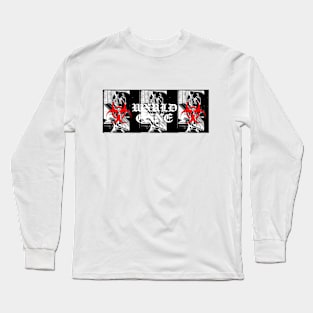 WXRLDGXNE Biohazxrd Skeletxn Long Sleeve T-Shirt